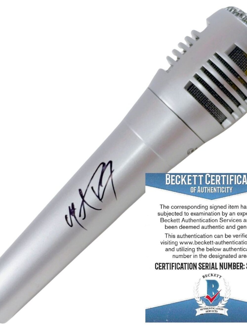 Michael Ray Signed Microphone Country Music Autograph Beckett Auth COA Cert Mic